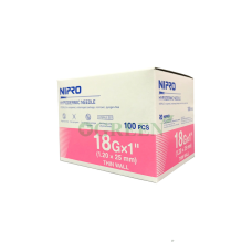 NIPRO NEEDLE 18G ยาว 1 นิ้ว