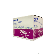 NIPRO NEEDLE 24G ยาว 1 นิ้ว