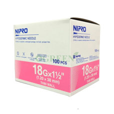 NIPRO NEEDLE 18G ยาว 1.5 นิ้ว
