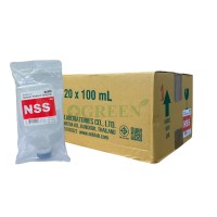 น้ำเกลือ NSS 0.9% 100 ml. ฉลากแดง (ANB) ยกลัง